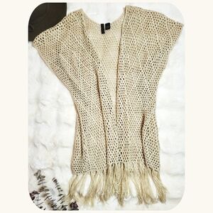 🕊️ Full Tilt Boho Crochet Cardigan with Fringe size XS
